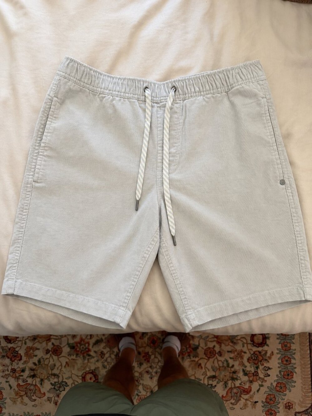 Vuori Optimist Short Mallorca Cream Corduroy Medium